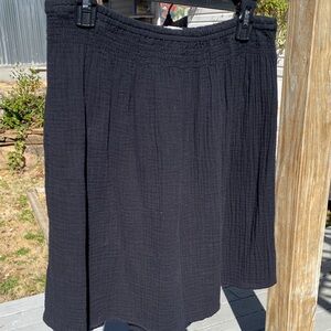 J. Crew Black A-Line Skirt